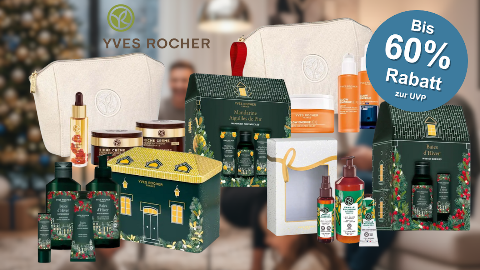 Produkte der Marke Yves Rocher sind besonders als Geschenk beliebt.