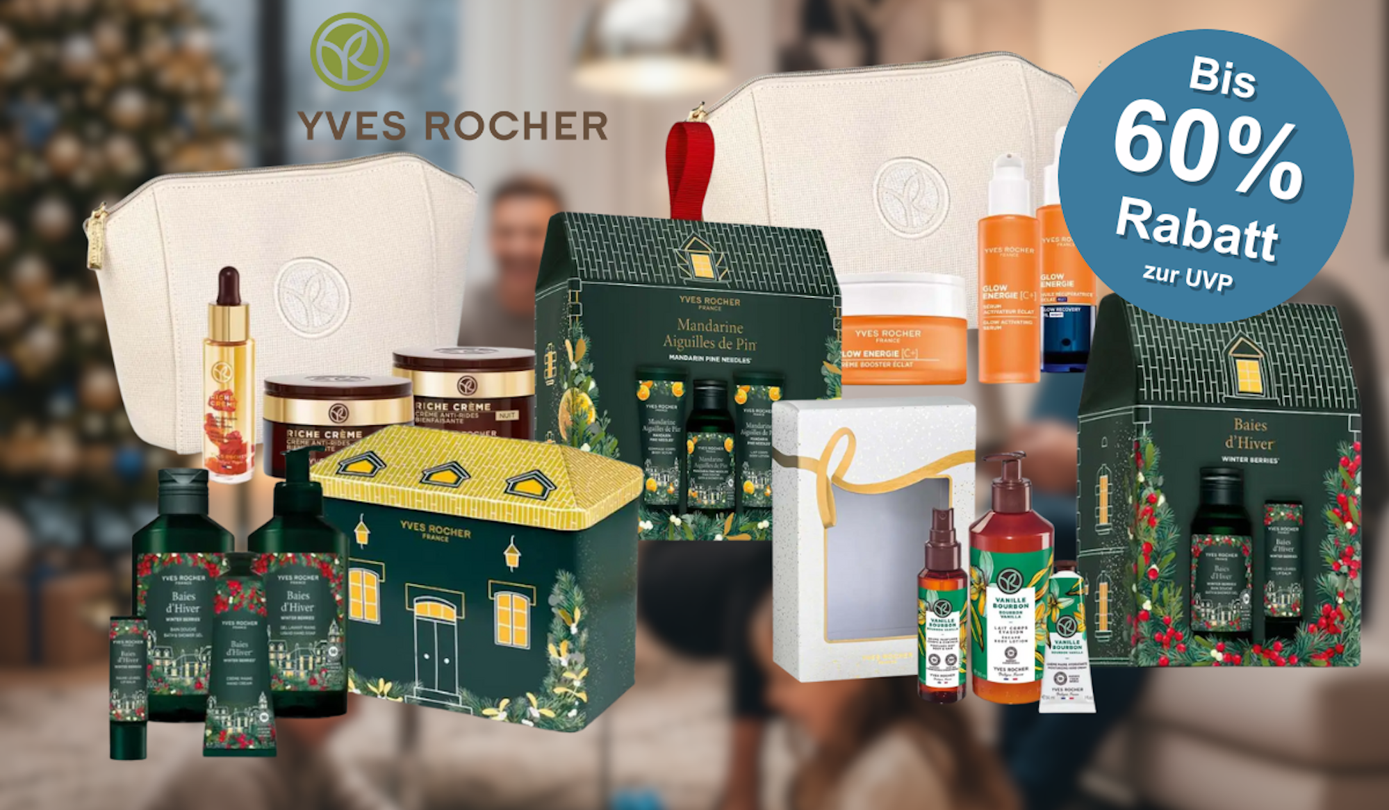 Produkte der Marke Yves Rocher sind besonders als Geschenk beliebt.