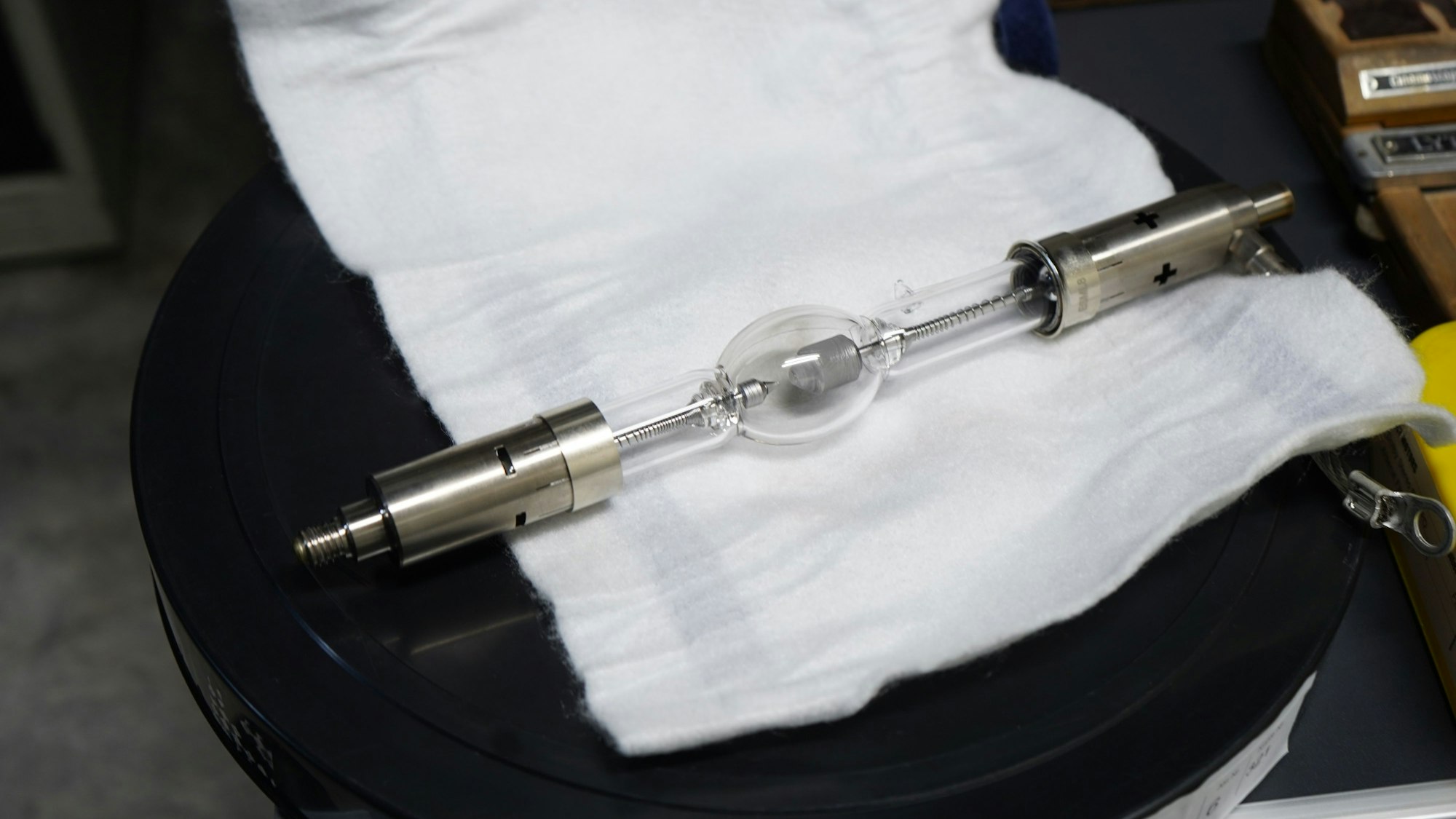 Das Foto zeigt eine Xenon-Lampe.