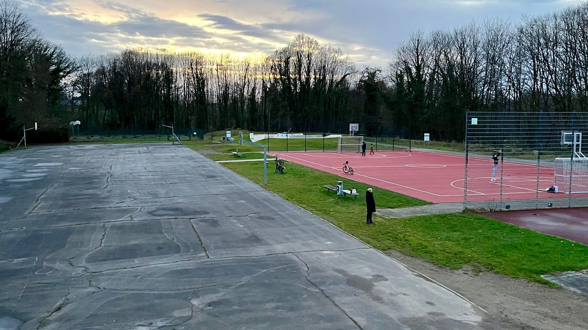Blick auf die Sportanlage Im Hagen