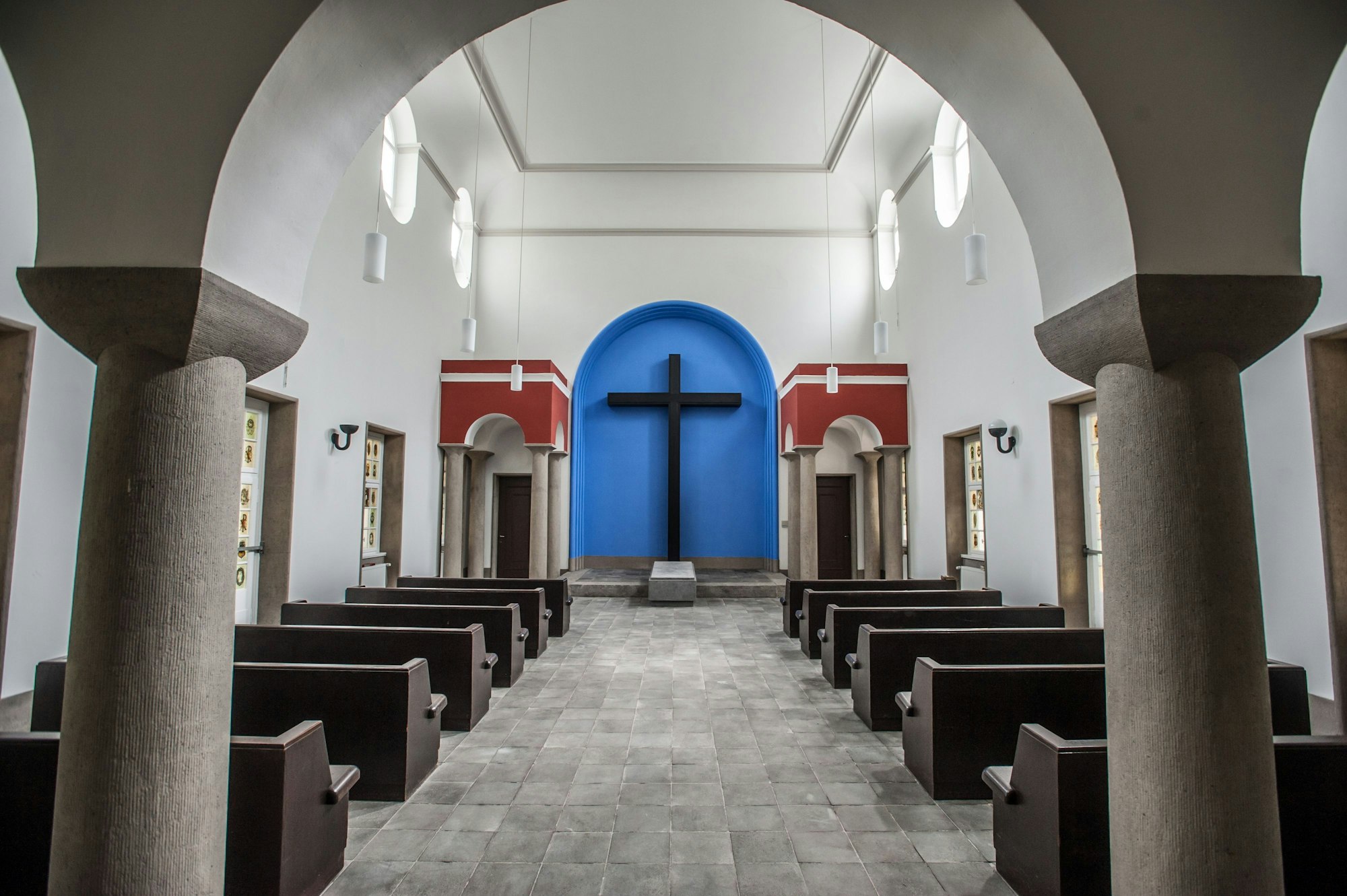 Trauerkapelle Friedhof Manfort von Wilhelm Fähler