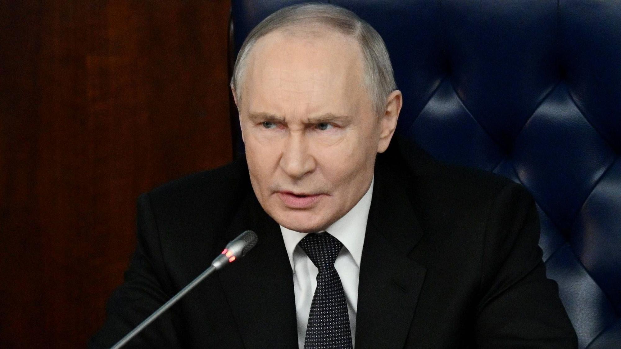 Kremlchef Wladimir Putin bei einem Auftritt im russischen Verteidigungsministerium am 17. Dezember.