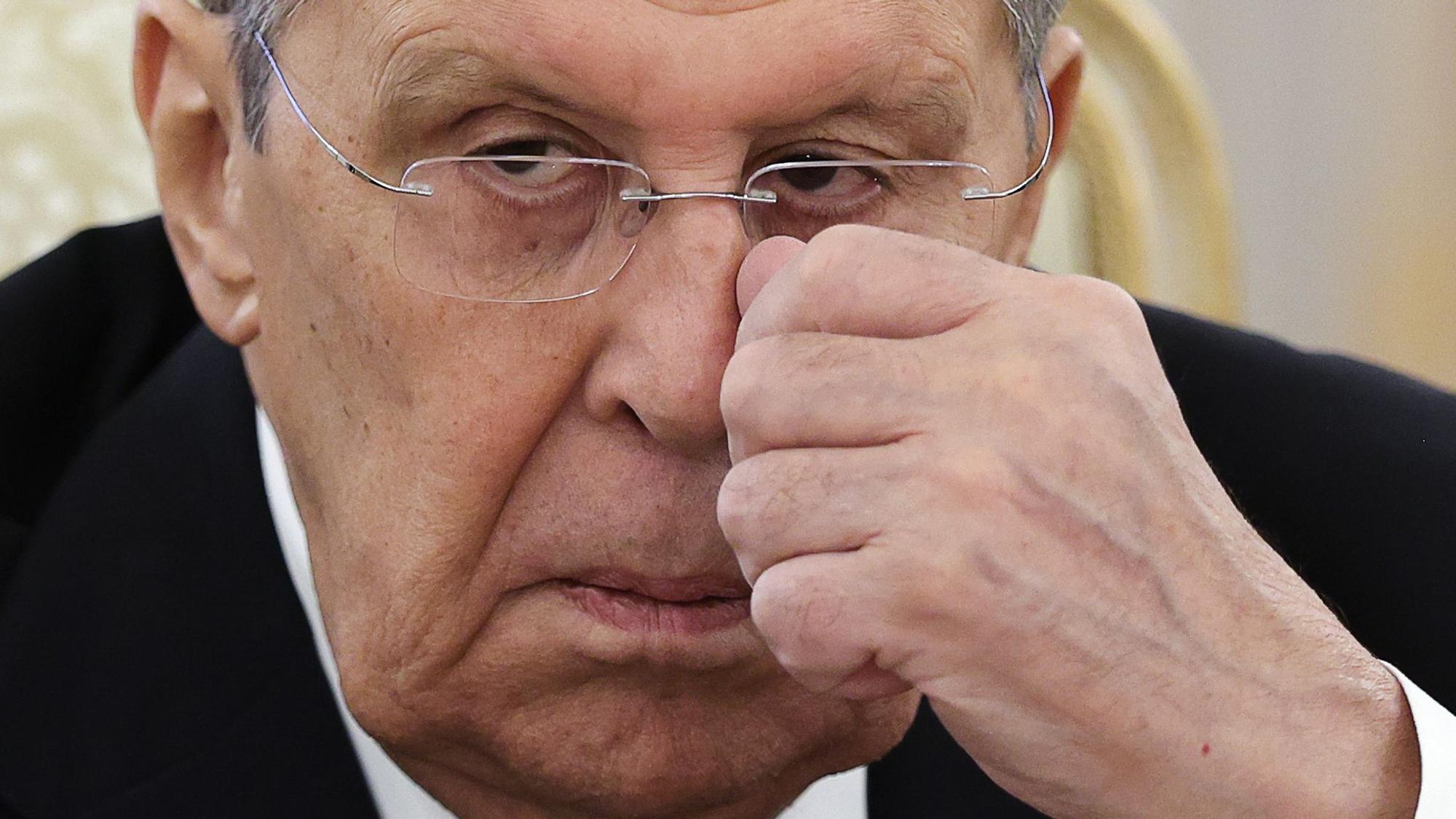 Der russische Außenminister Sergej Lawrow am Mittwoch in Moskau.