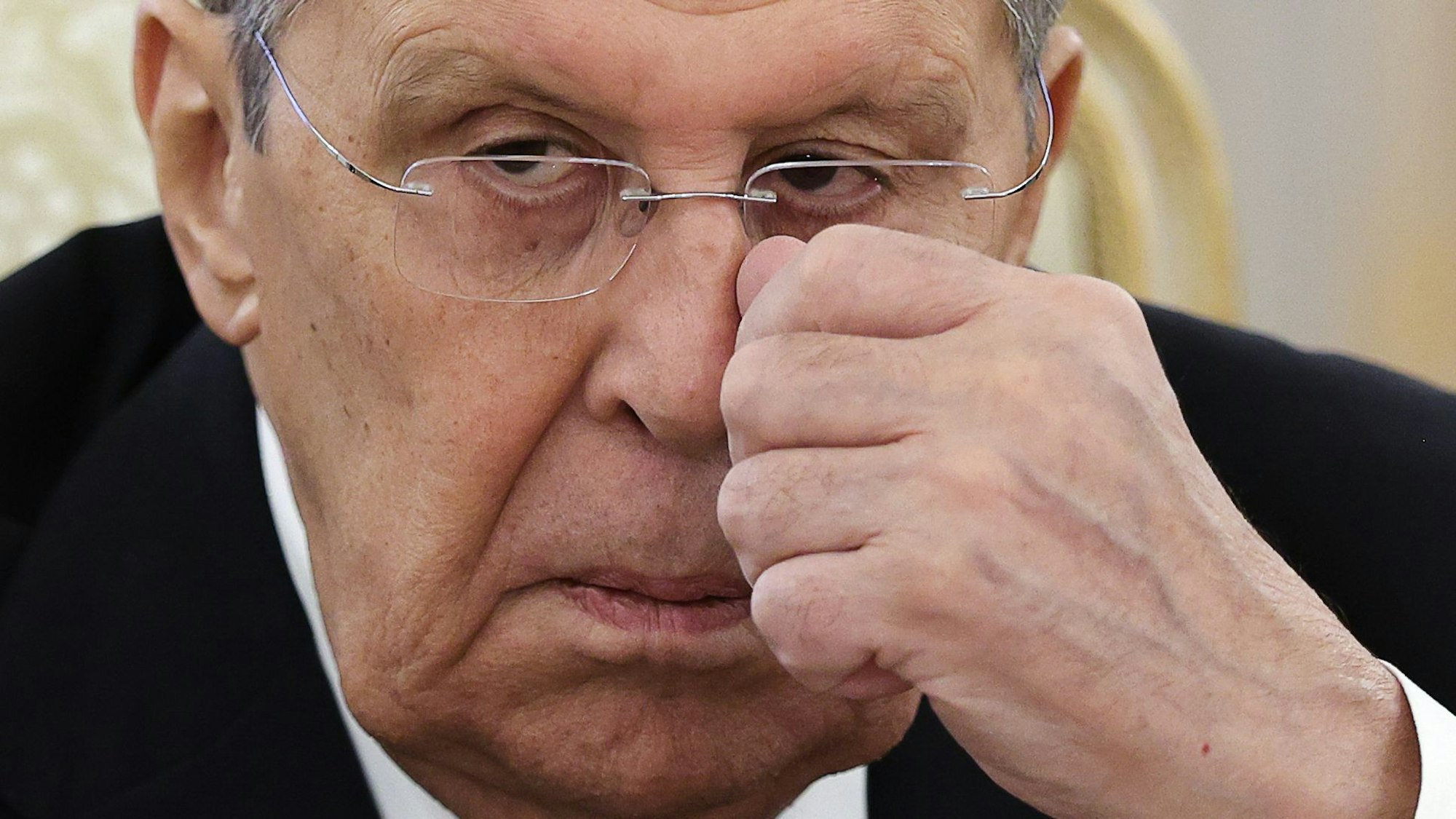 Der russische Außenminister Sergej Lawrow am Mittwoch in Moskau.