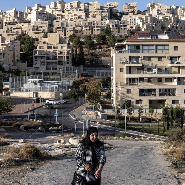 Die israelische Siedlung Har Homa im Westjordanland. Immer wieder kommt es zu Zusammenstößen zwischen den Siedlern und der palästinensischen Bevölkerung.