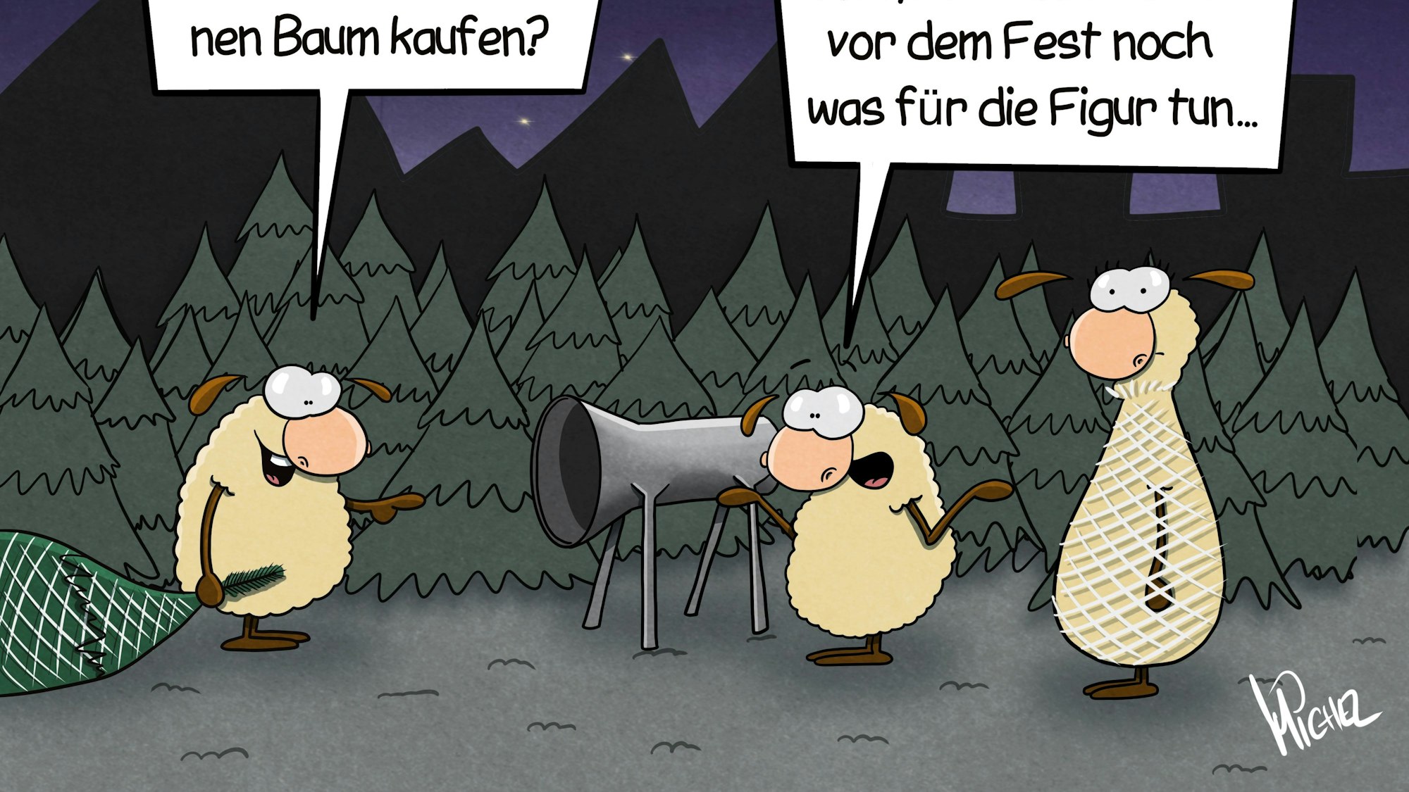 Der neue Oberberg-Cartoon.