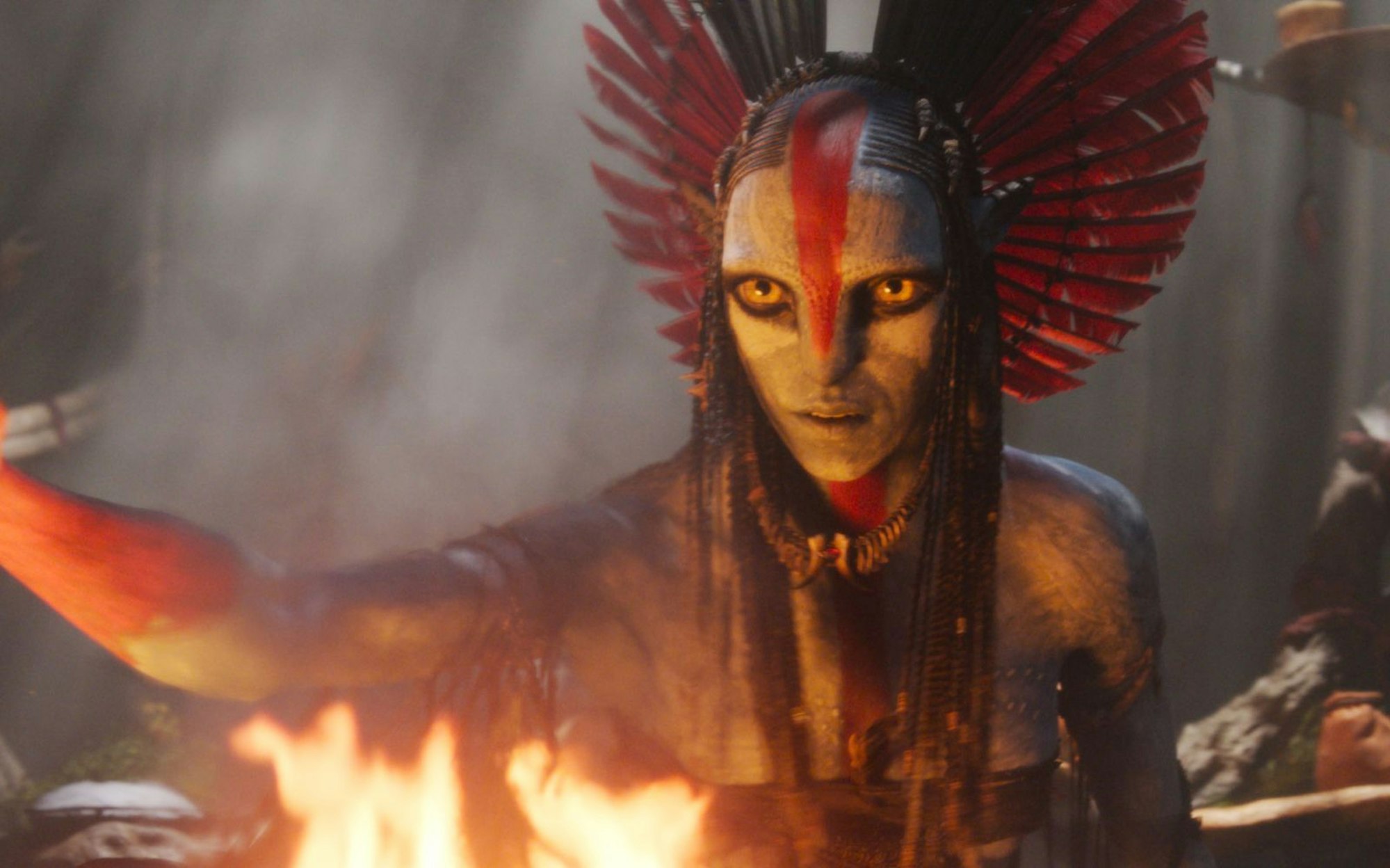 Auch im dritten Teil ist der Titel Programm: In „Avatar: Fire and Ash“ geht es um das Element Feuer. (Bild: 20th Century Studios)