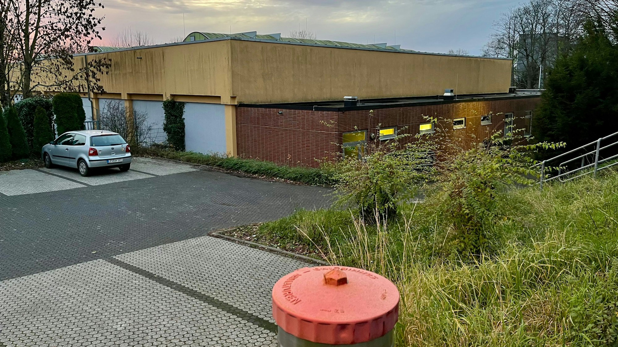 Die Dreifachhalle auf dem Schulberg