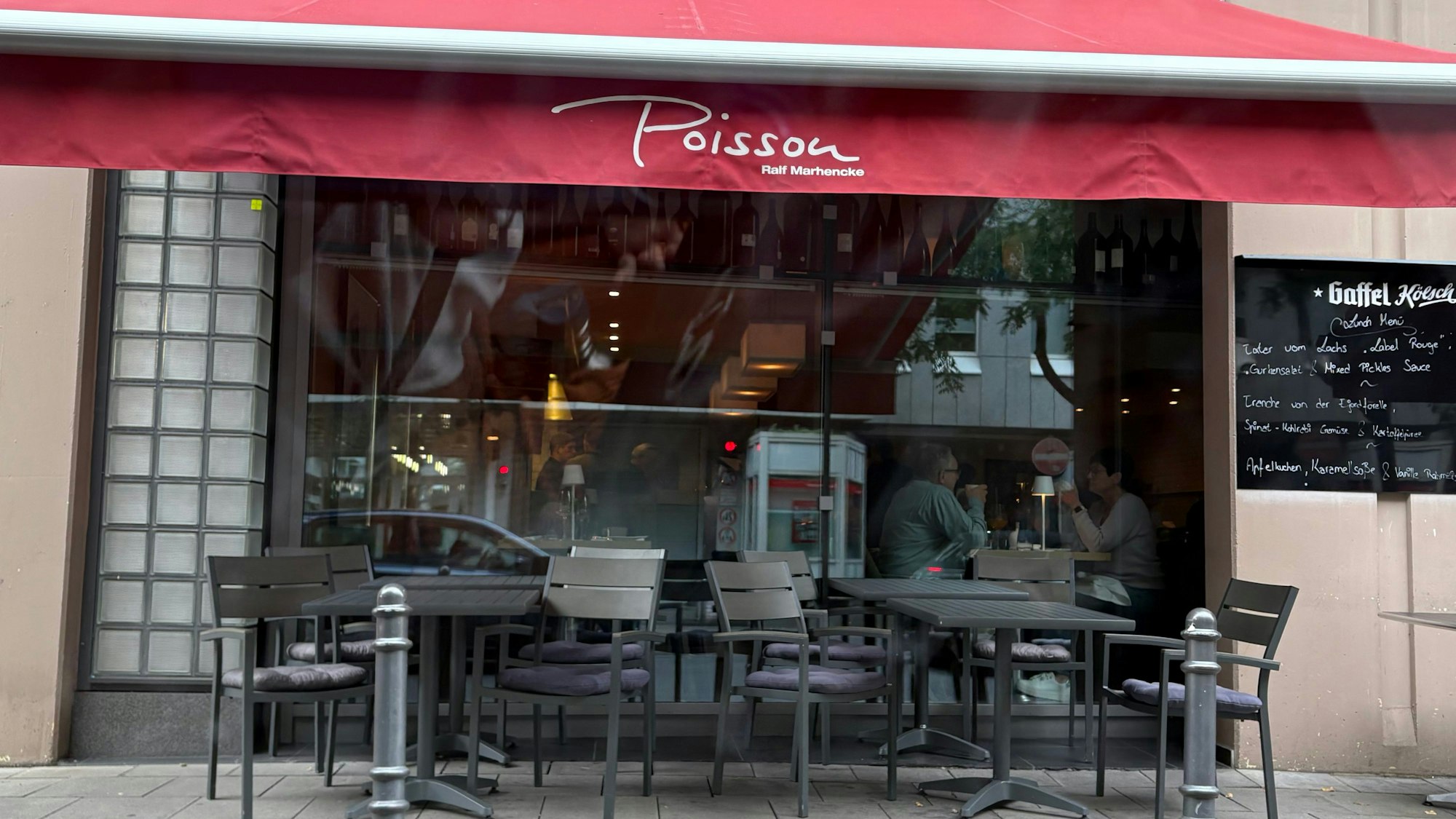 Das Restaurant Poisson in der Nähe vom Neumarkt von außen. (Archivbild)