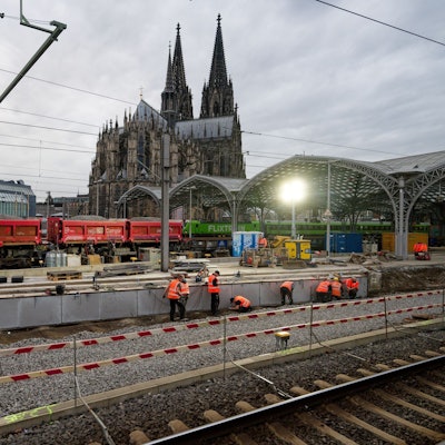 Für die Bauarbeiten war der Hauptbahnhof nahezu komplett gesperrt (Archivfoto)