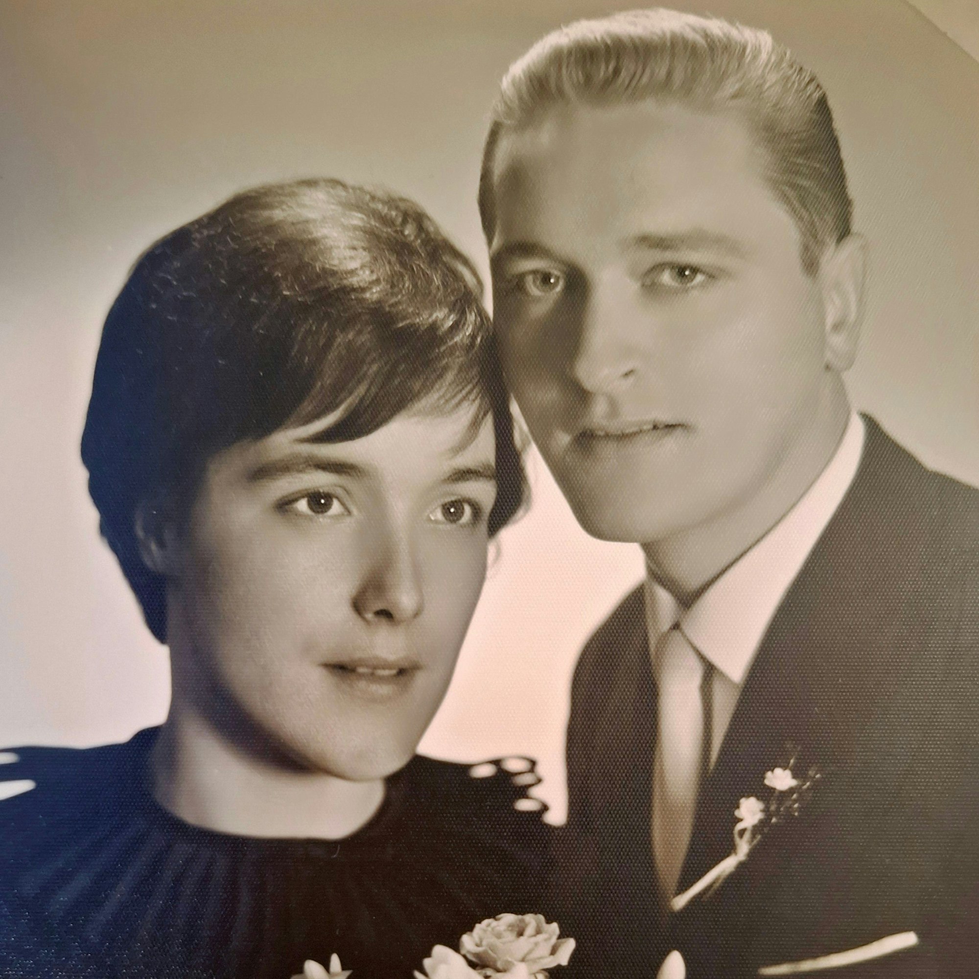 Das Hochzeitsfoto von Doris und Dietrich Sommerfeld.