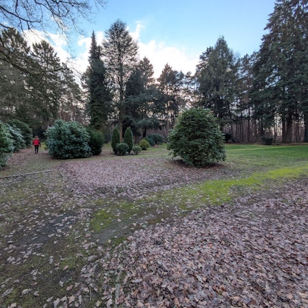 Das östliche Ende des Friedhofs Scherfenbrand