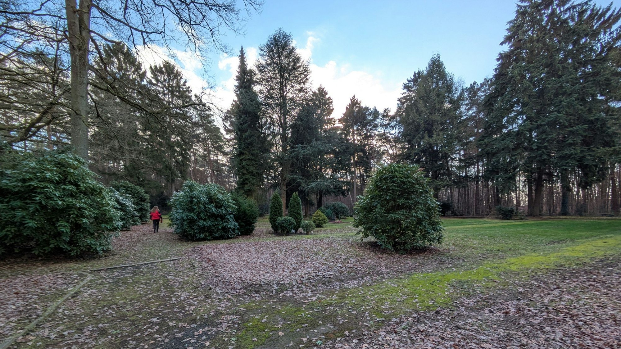 Das östliche Ende des Friedhofs Scherfenbrand