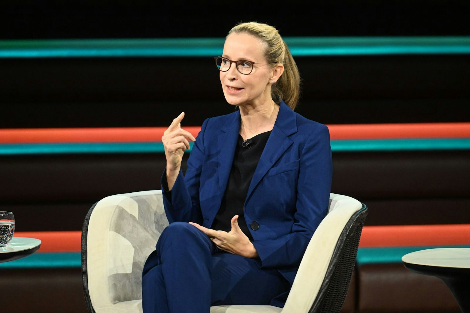 Im Podcast „Lanz & Precht“ blickte Frauke Brosius-Gersdorf, im Bild bei einem Auftritt im Polit-Talk „Markus Lanz“ zu sehen, auf ihr turbulentes Jahr 2025 zurück. (Bild: ZDF / Cornelia Lehmann)