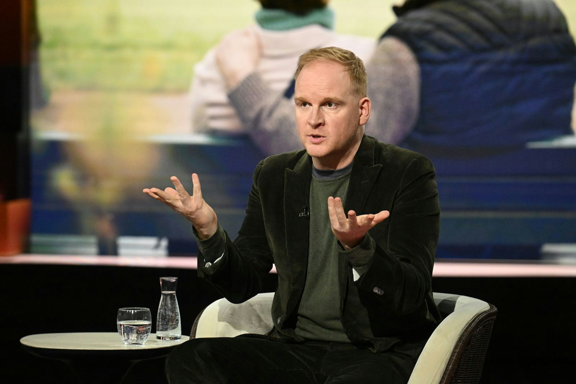 Stefan Schulz hoffte auf eine „Chance für die Demokratie“. (Bild: ZDF / Markus Hertrich)