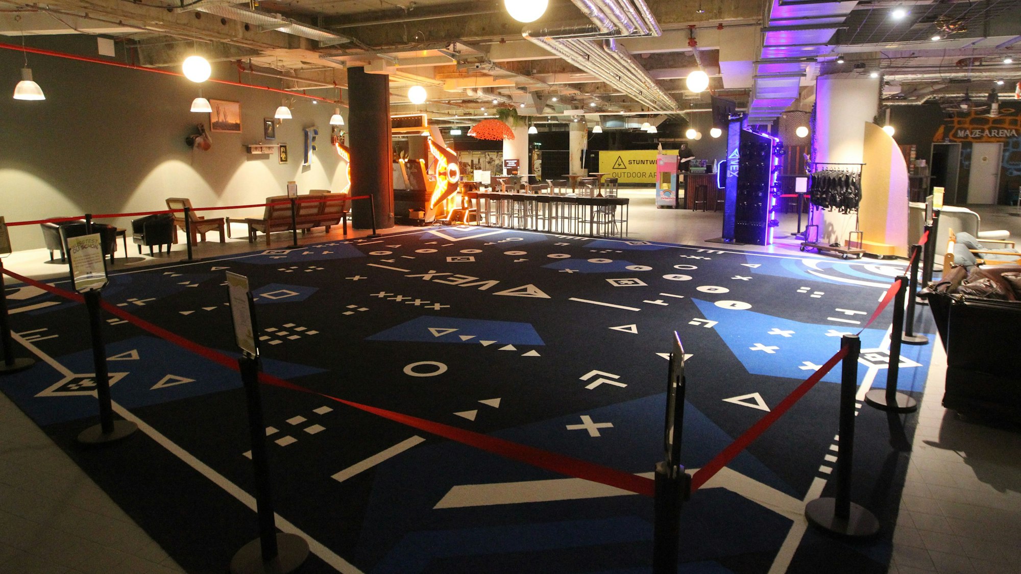 Im Funderground können bis zu 90 Personen gleichzeitig moderste Spiele spielen.