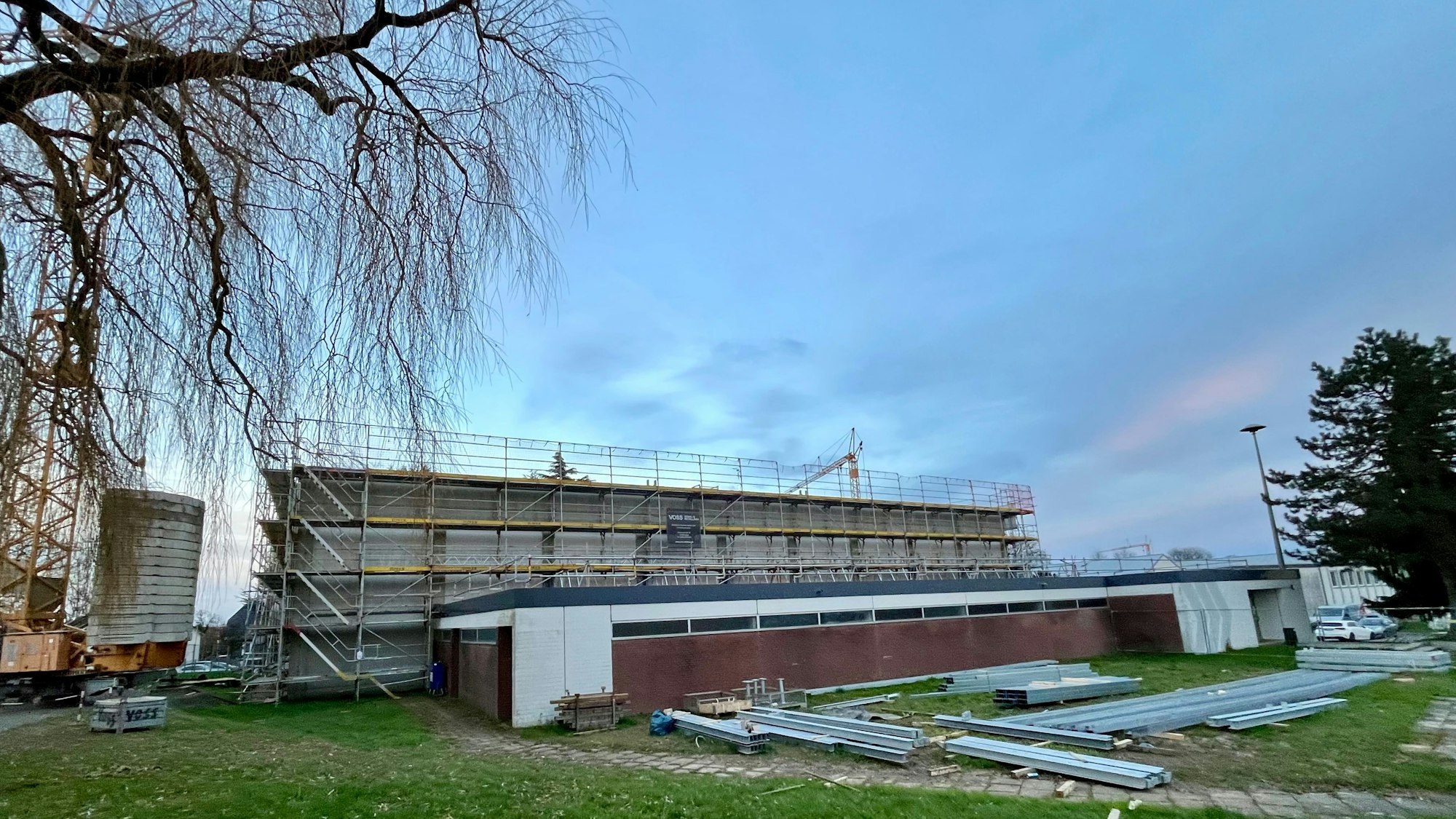 Die Max-Siebold-Halle in Hilgen