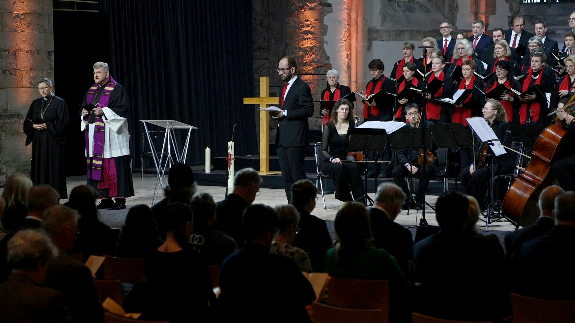 Der Gottesdienst war der Auftakt für den Gedenktag ein Jahr nach dem Anschlag.