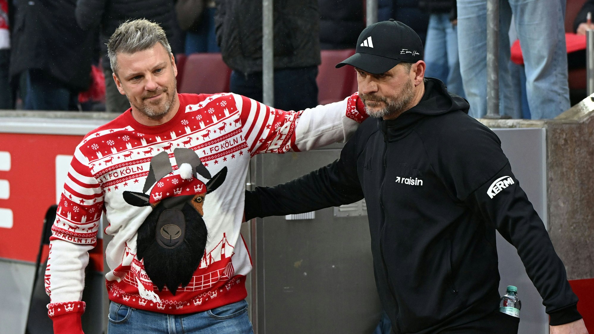 Union-Coach Steffen Baumgart (r.) war in Köln und in Paderborn einer von Lukas Kwasnioks Vorgängern.