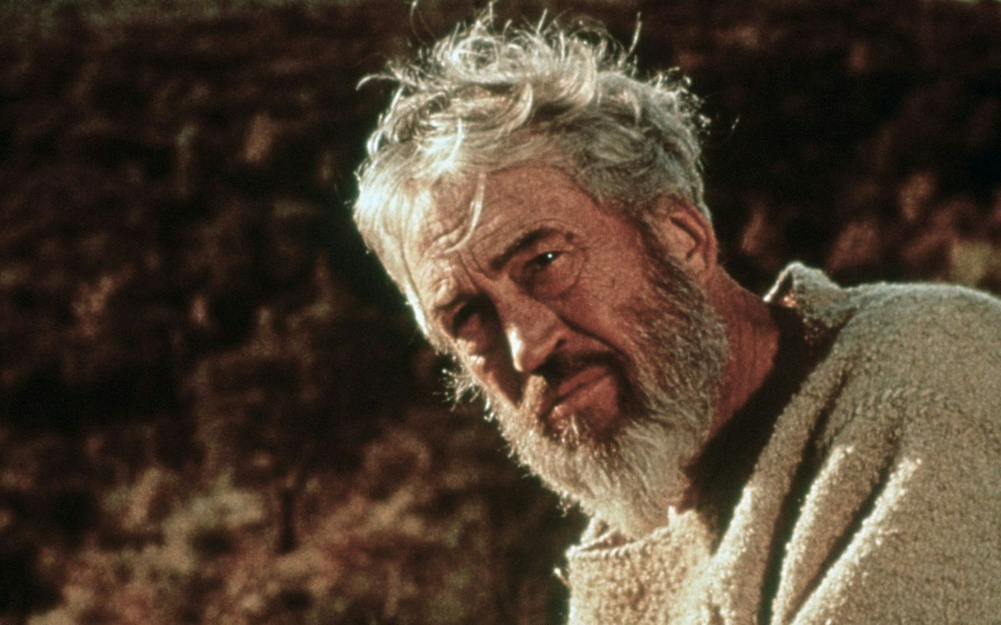 John Huston übernahm bei „Die Bibel“ nicht nur die Regie, sondern auch die Rolle des Noah. (Bild: ZDF/Franco Nero, 20th Century Fox)