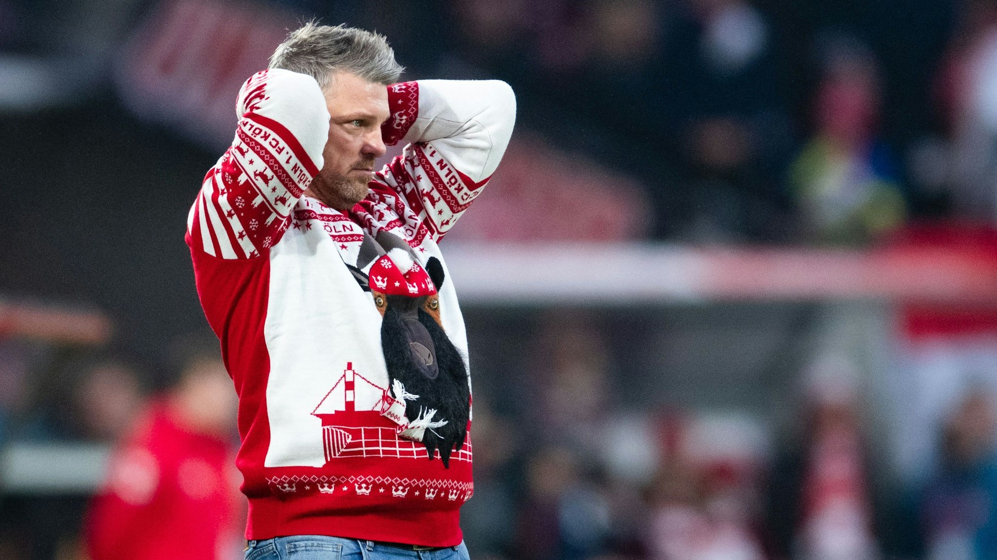 Lukas Kwasniok erlebte am Samstag im Rhein-Energie-Stadion die nächste Enttäuschung.