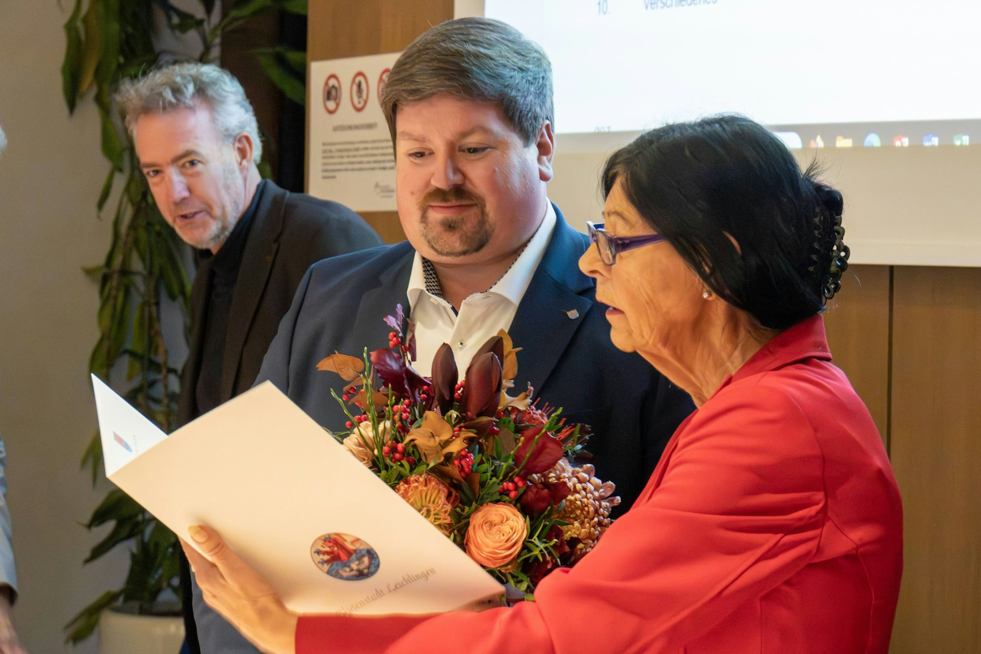 In der ersten Ratssitzung leistete Maurice Winter leistete den Amtseid.Stadt Leichlingen
