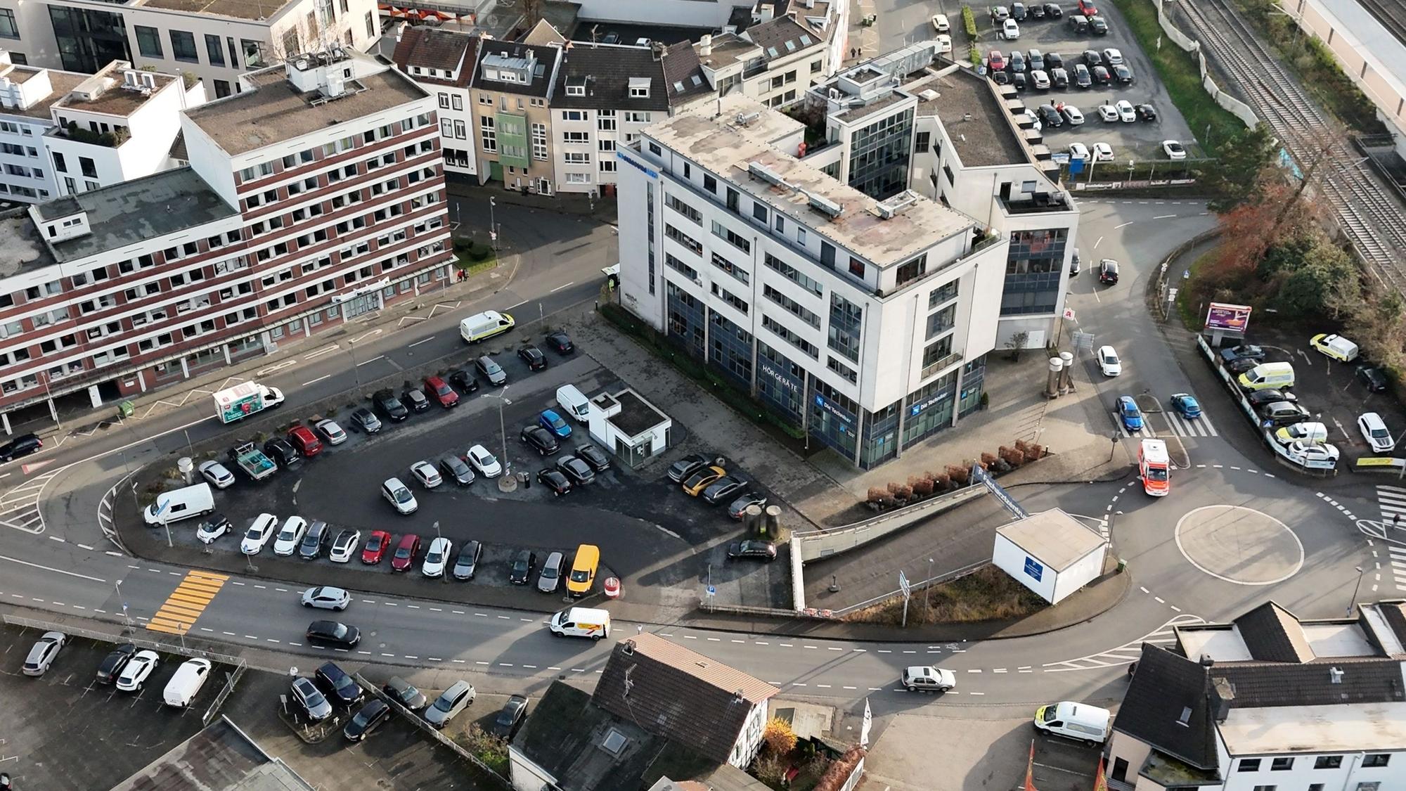 Auf dem Platz neben dem Facharztzentrum Siegburgmed soll ein Hotel gebaut werden