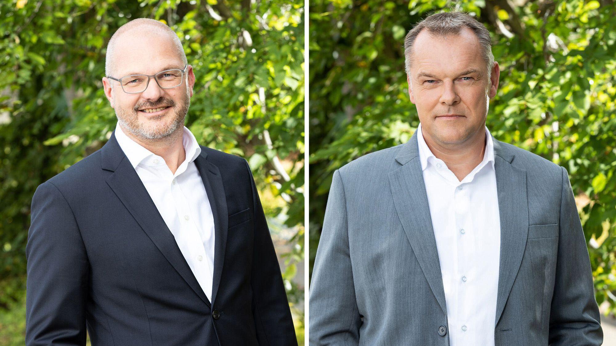 Michael Dreschmann (links) wird neuer Vorstandsvorsitzender der RSAG; ab dem 1. Januar ergänzt Sascha van Keerk den Vorstand.