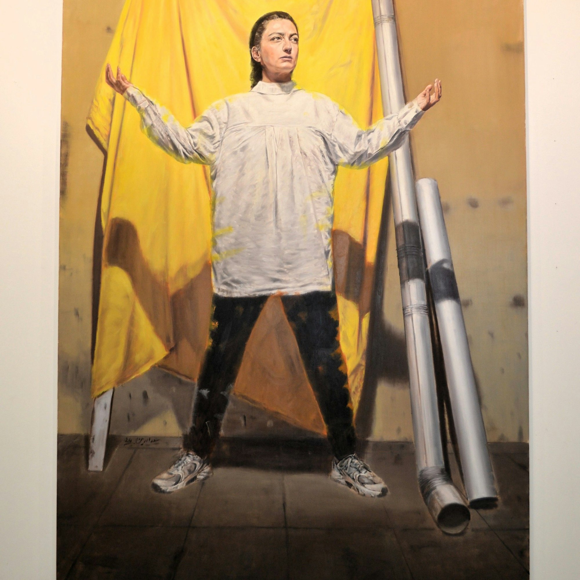 Eine Arbeit von Masoud Sadedin, der 2026 im Kunsthaus eine Einzelausstellung bekommt.