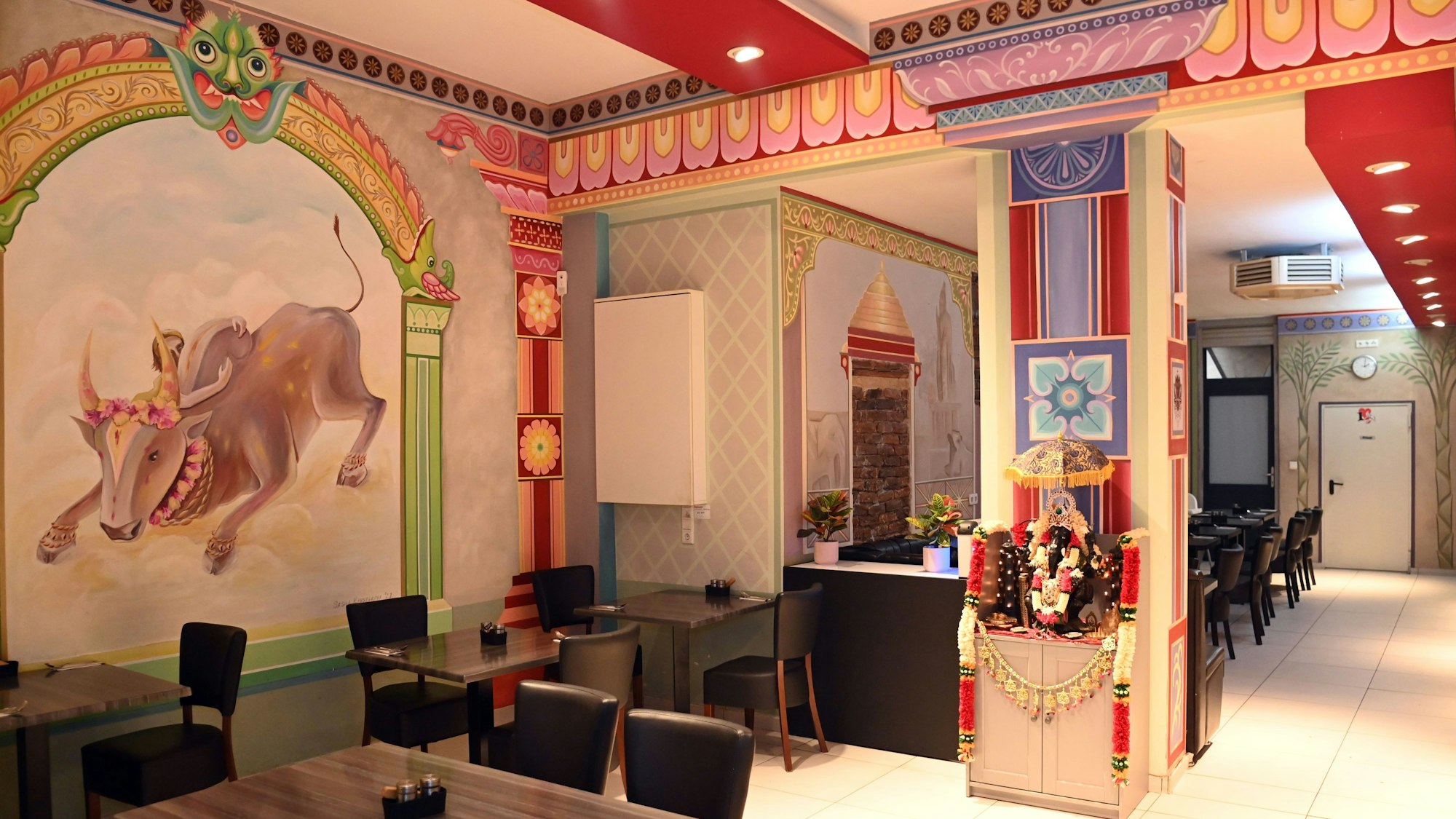 Das Restaurant Chennai Chef in der Amsterdamer Straße. Foto: Alexander Schwaiger