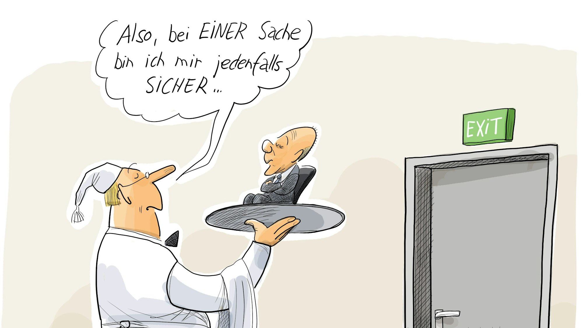 Februar: Bei der Bundestagswahl wird Kanzler Olaf Scholz (SPD) abgewählt.