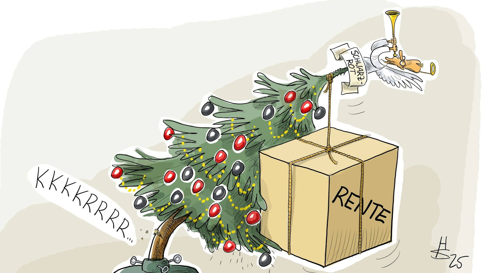 November: Das Rentenpaket wird beschlossen – nach heftigem Protest aus der Jungen Union.