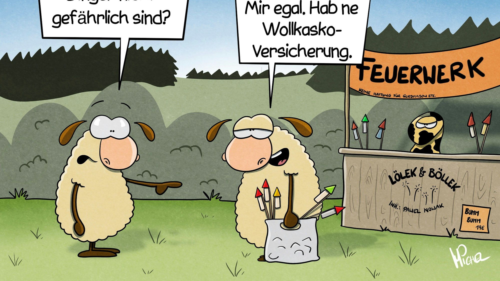 Der neue Oberberg-Cartoon.