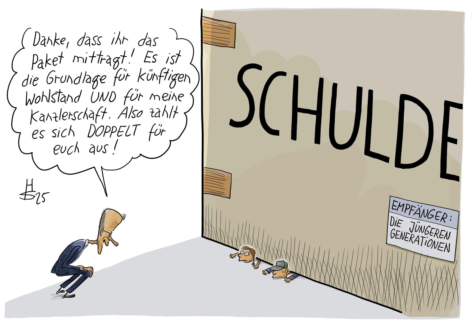 März: Der Bundestag stimmt einem gigantischen Investitionspaket zu.