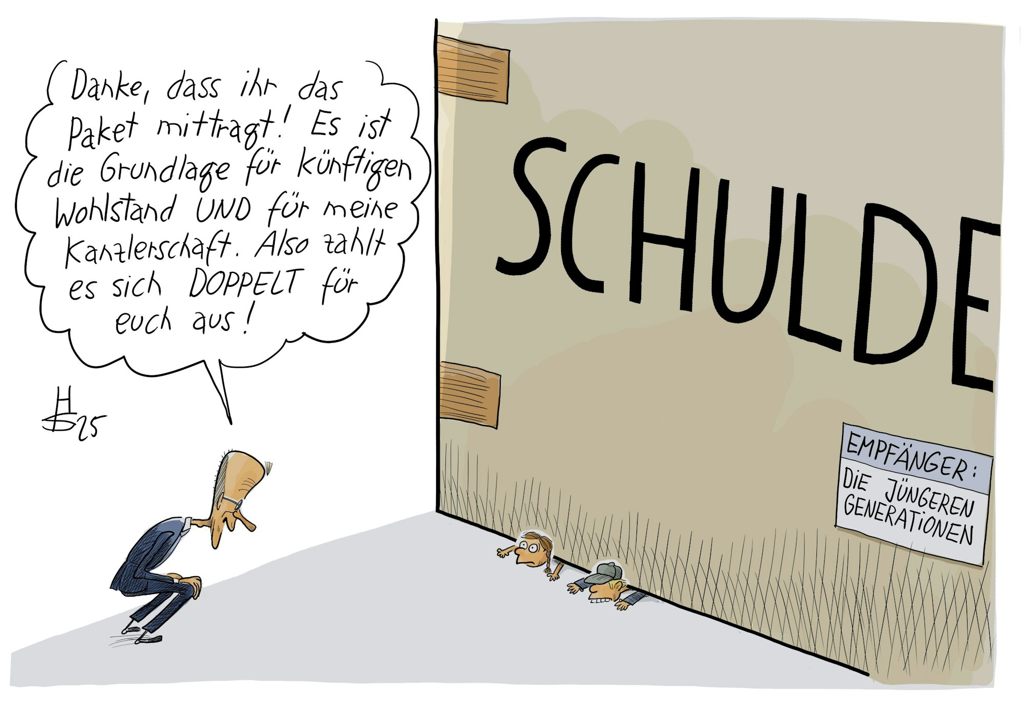 März: Der Bundestag stimmt einem gigantischen Investitionspaket zu.