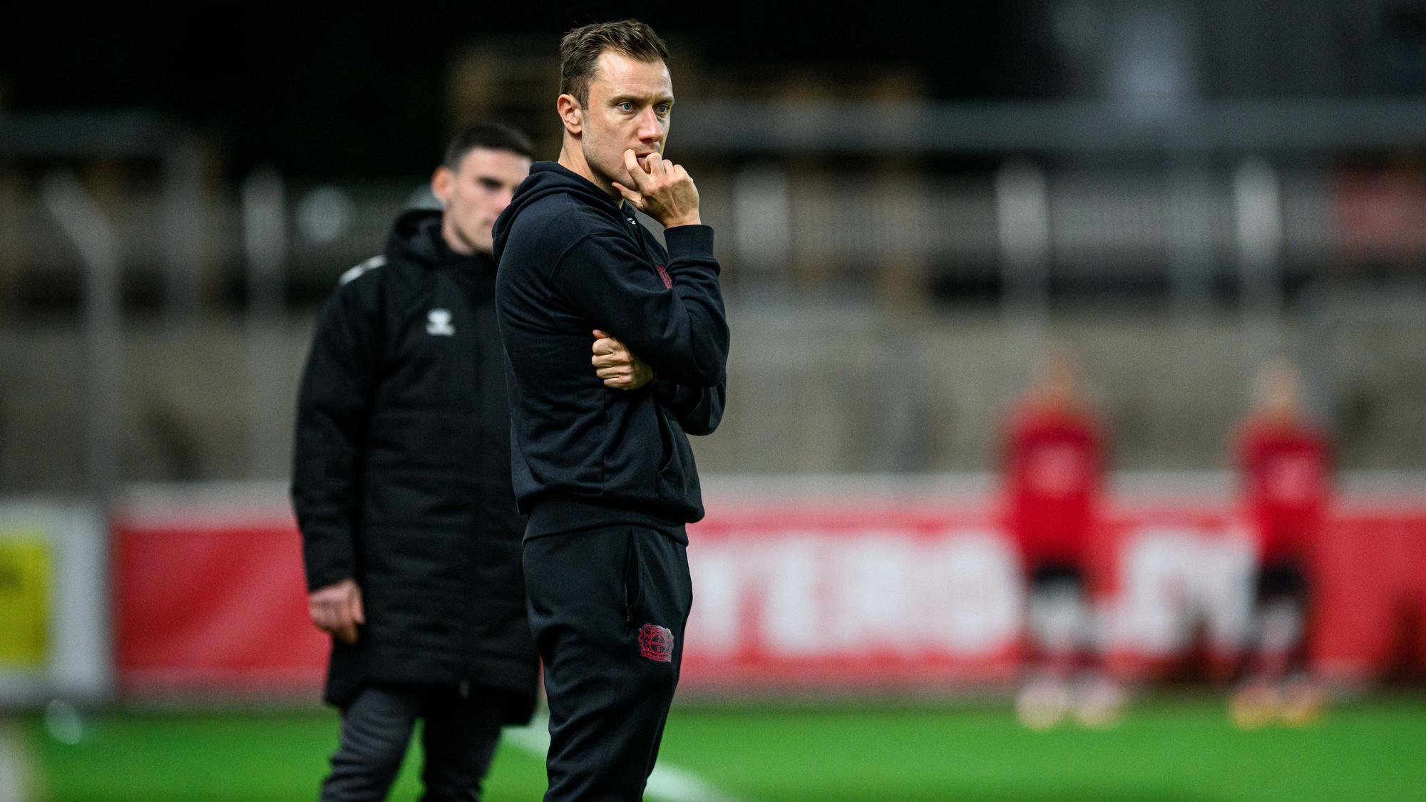 Benjamin Adam, Trainer von Bayer 04 Leverkusens B-Junioren