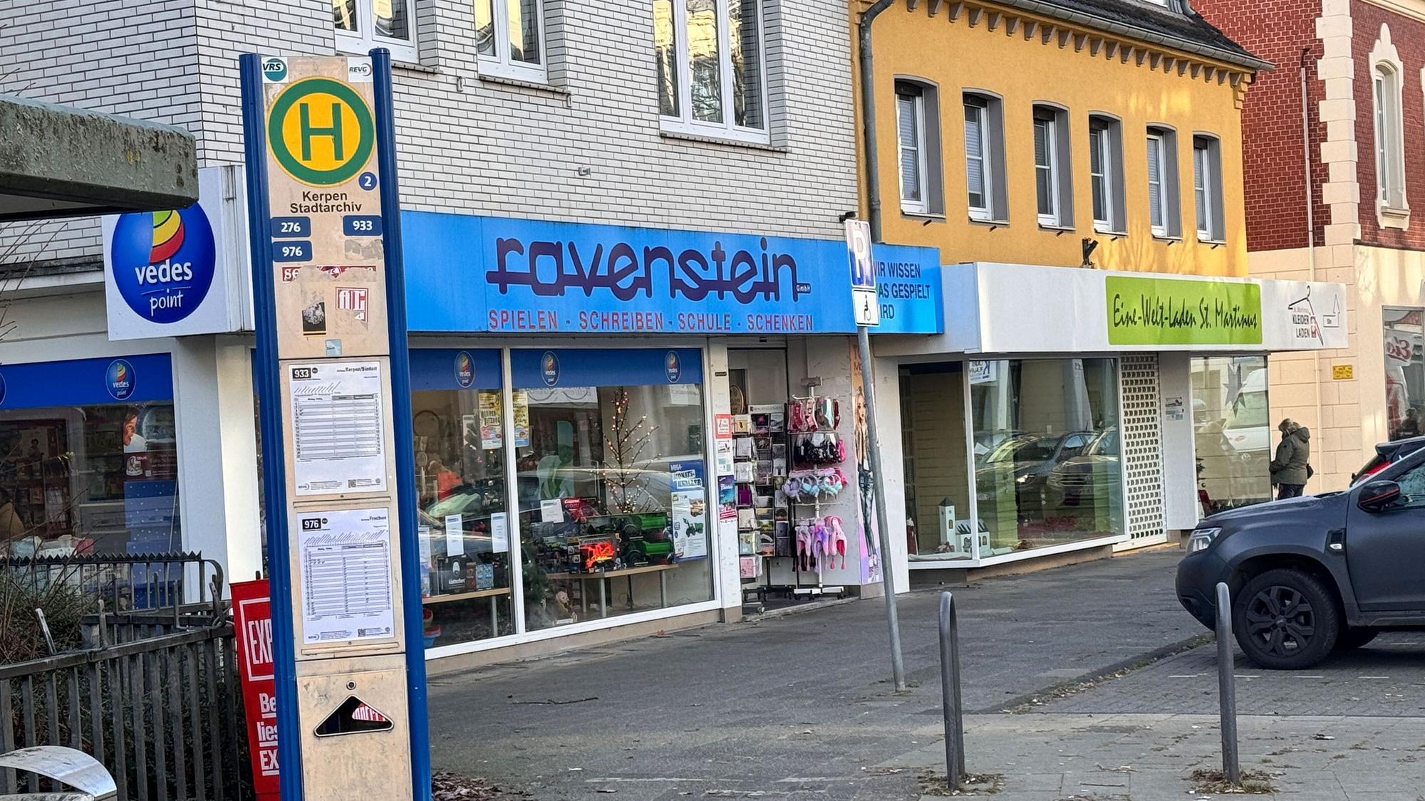 Das Foto zeigt ein Spielwarengeschäft.