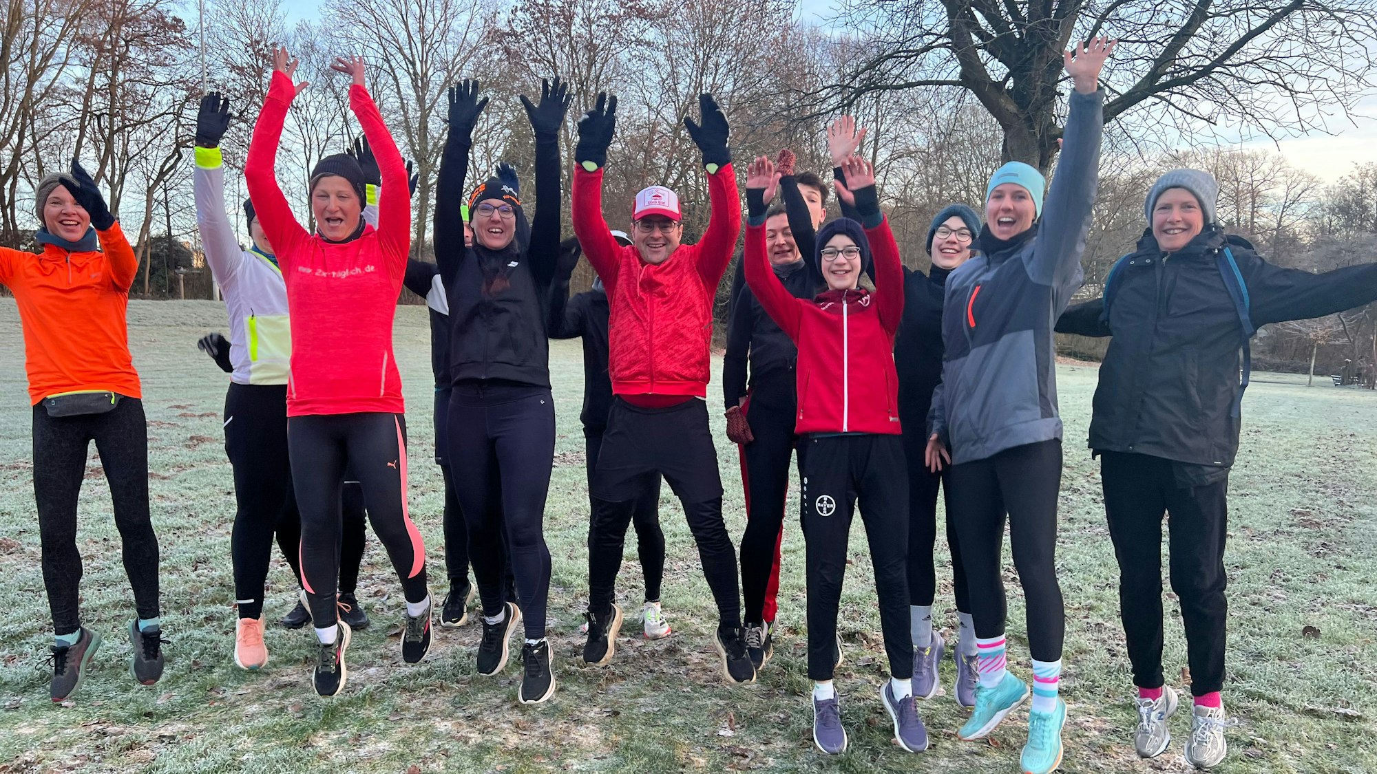 Spaß und Gemeinschaft steht bei „parkrun“ am Leverkusener Oulusee im Vordergrund