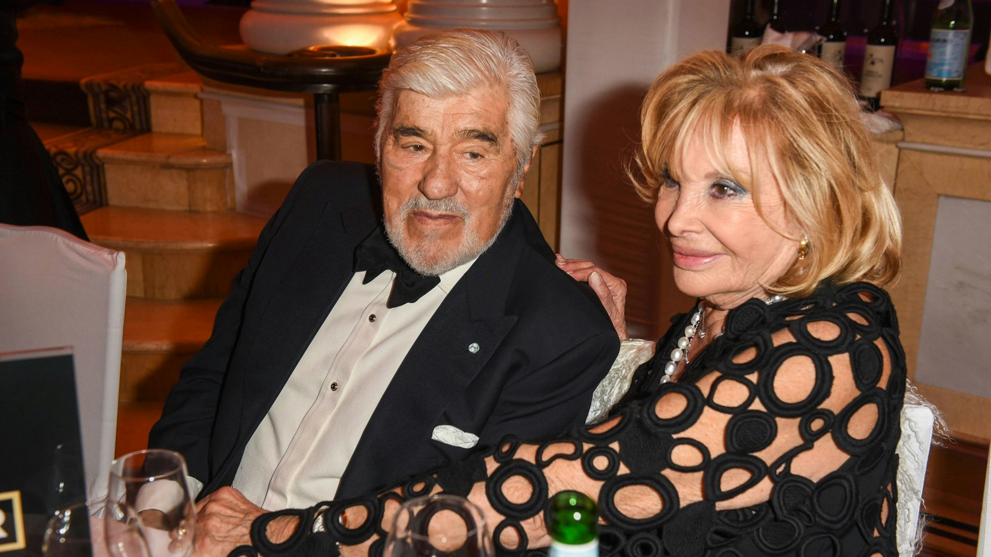 Mario Adorf mit seiner Ehefrau Monique.