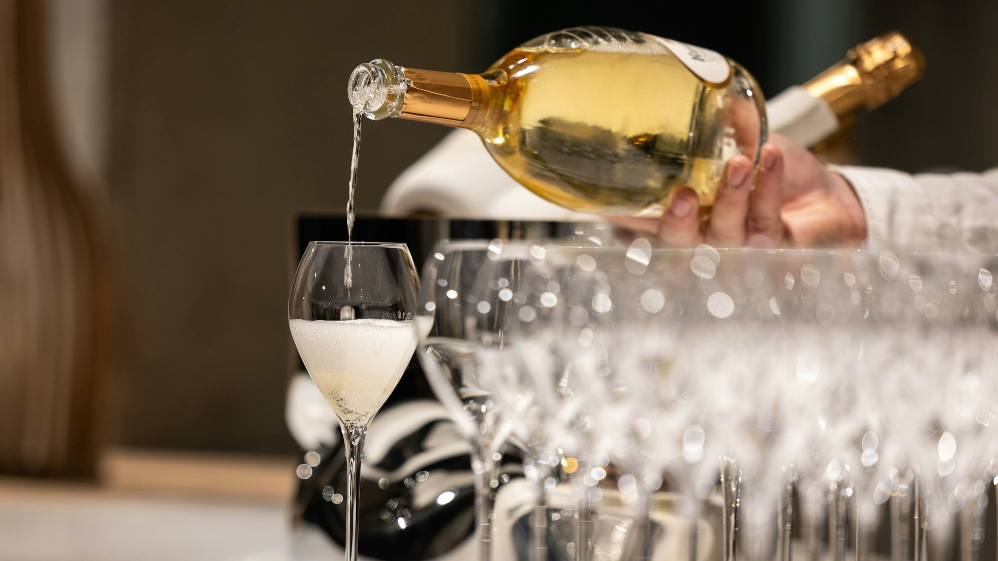 An Silvester wird immer viel Alkohol konsumiert.