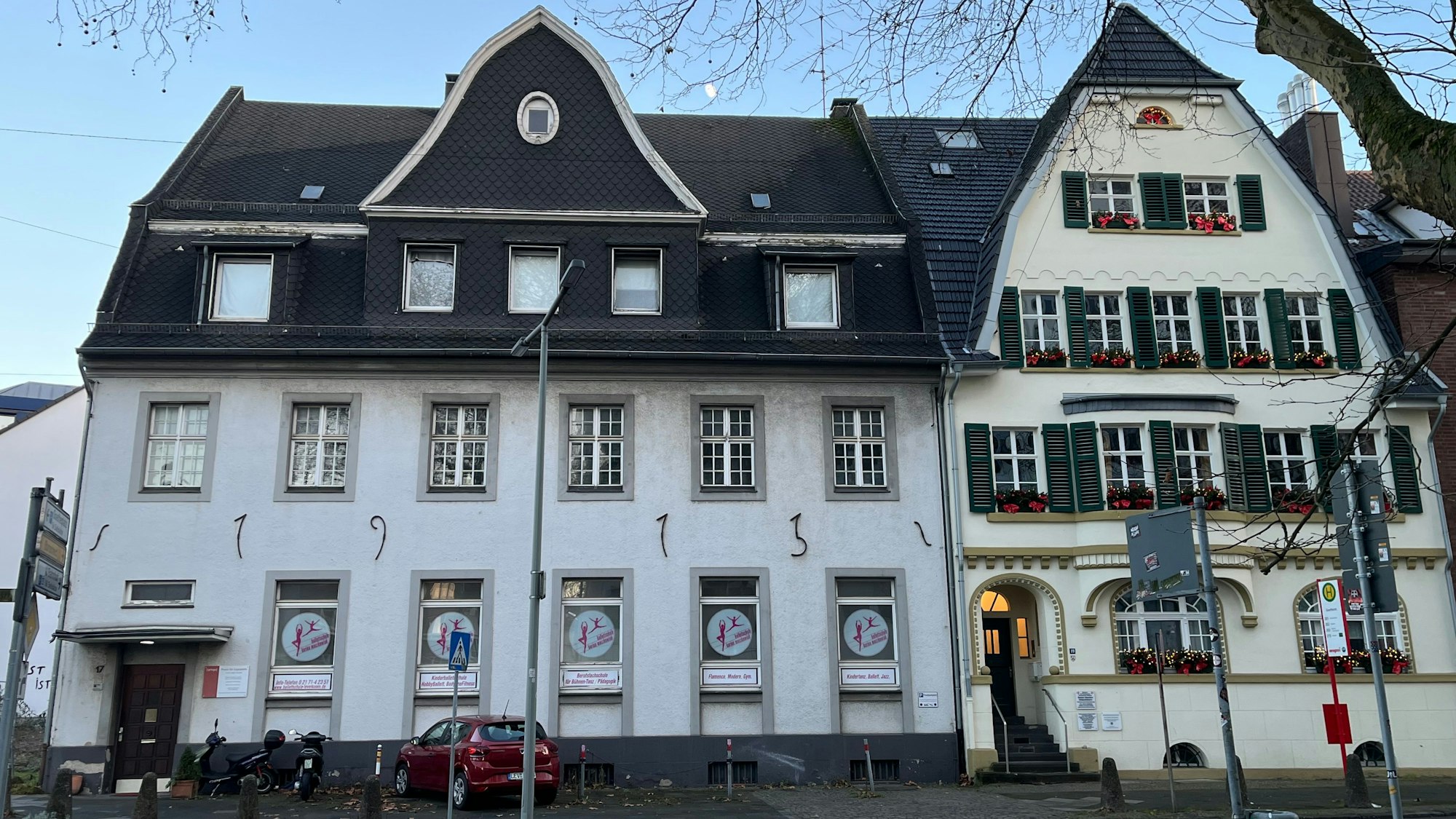 Häuser in der Opladener Humboldtstraße