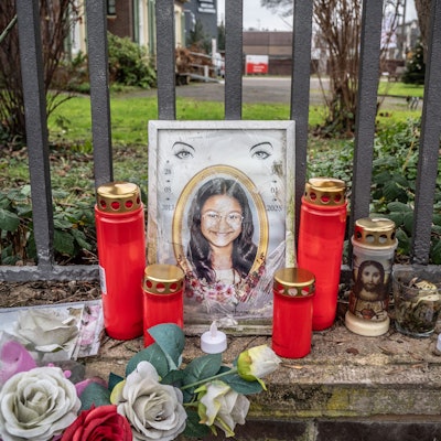 Der Gedenkort für Angelina Ranjan.