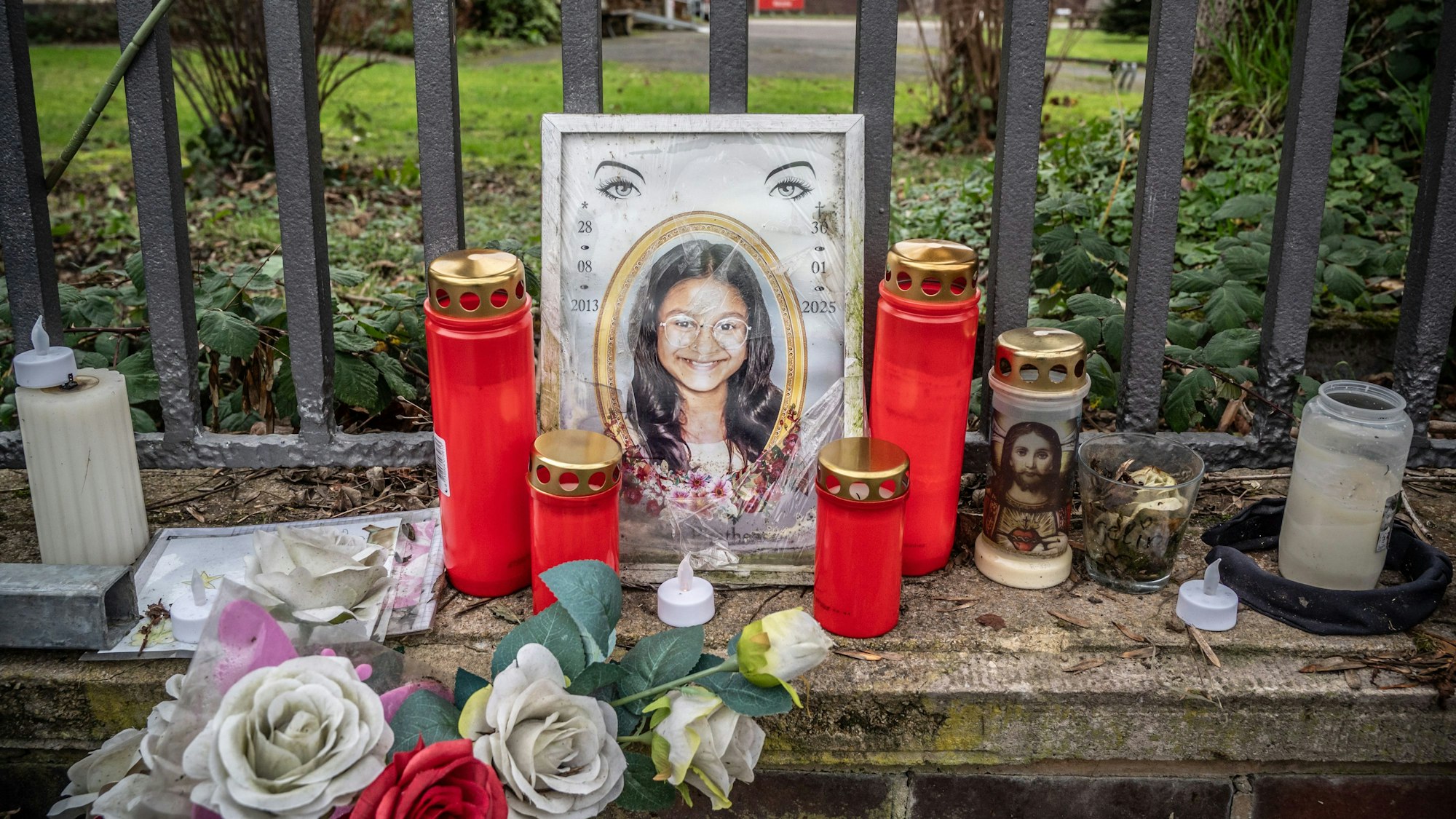 Der Gedenkort für Angelina Ranjan.