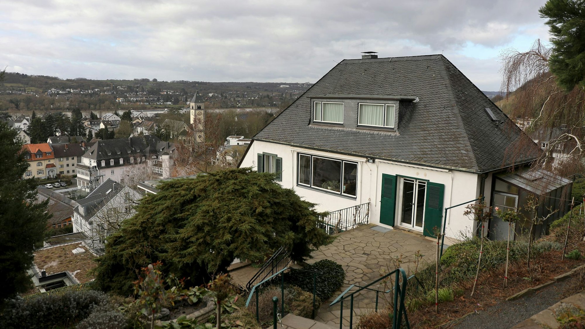In sein Haus in Rhöndorf bei Bonn lud Adenauer 1949 Parteigrößen ein, um seine Nominierung zum Bundeskanzler sicherzustellen. (Archivbild)