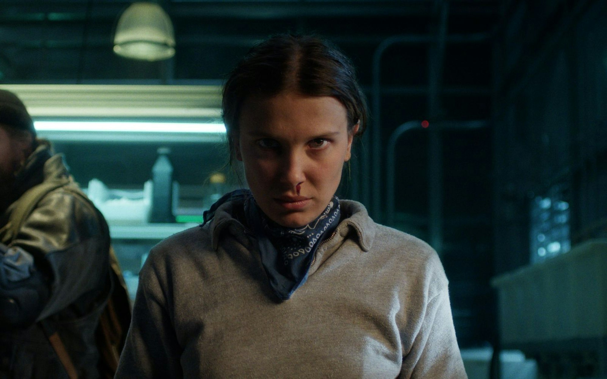 Millie Bobby Brown wirkte neben „Stranger Things“ auch in einigen Blockbustern mit, darunter das Sci-Fi-Spektakel „Godzilla II: King of the Monsters“. Demnächst wird die britische Schauspielerin unter anderem in der romantischen Komödie „Just Picture It“ zu sehen sein. (Bild: Netflix)