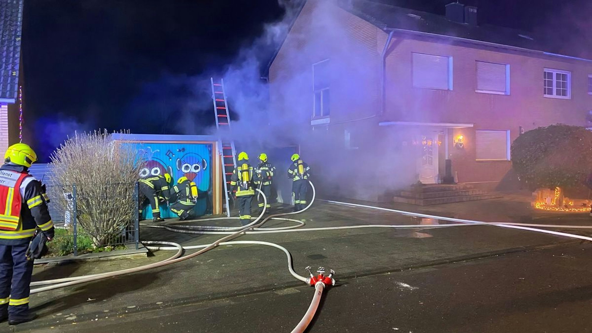 Feuerwehr Bergheim: Einsätze in der Silvesternacht.