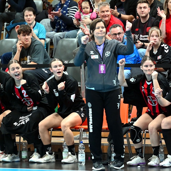 09.11.2025, Handball-Bayer 04 Leverkusen-Buchholz
TR: Sybille Gruner (Bayer)
Foto: Uli Herhaus