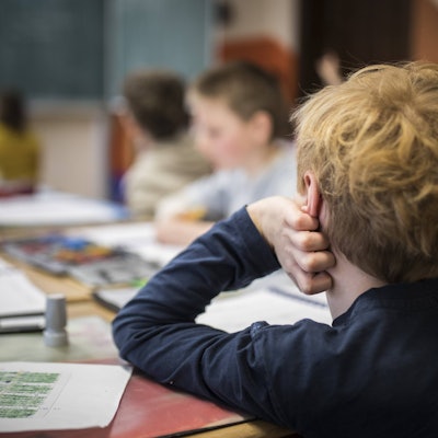 Schüler während einer Unterrichtsstunde