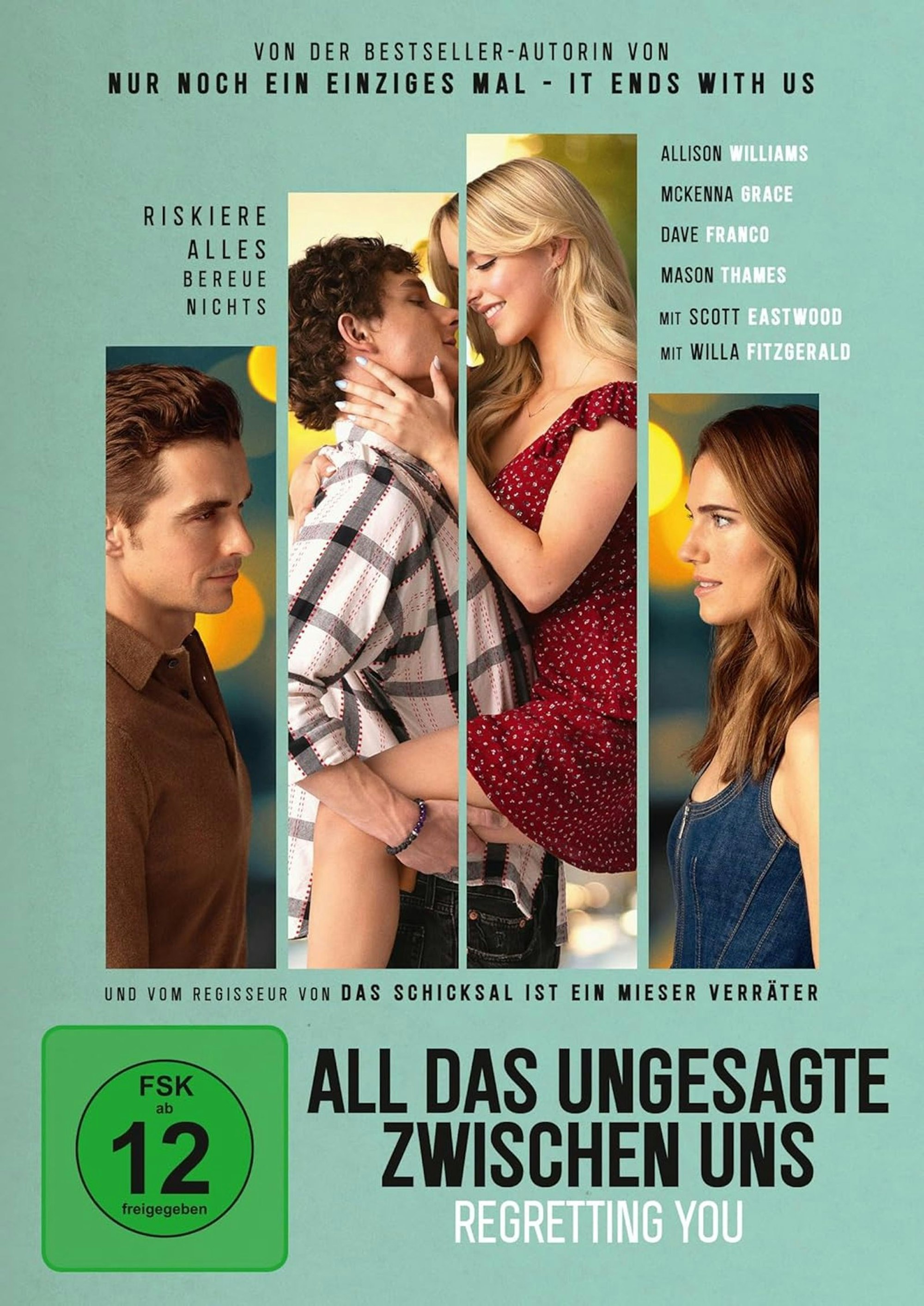 „All das Ungesagte zwischen uns - Regretting You“ basiert auf dem gleichnamigen Roman von Colleen Hoover. (Bild: Leonine)