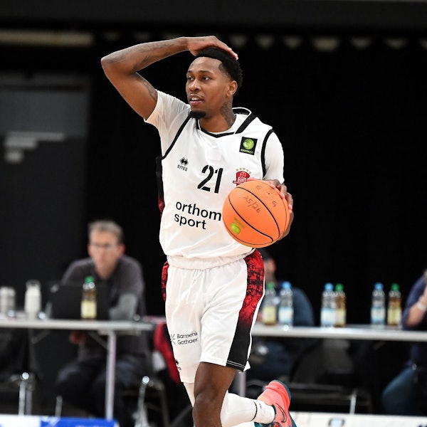 03.10.2025, Basketball-Bayer Giants-Bochum
John Williams Jr. (Bayer)
Foto: Uli Herhaus